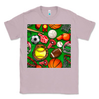 Lilac physical education class seamless pattern Classic Tee - BundleAndBundleShop
