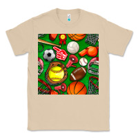 Mushroom physical education class seamless pattern Classic Tee - BundleAndBundleShop