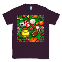 Plum physical education class seamless pattern Classic Tee - BundleAndBundleShop