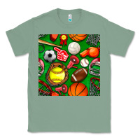 Sage physical education class seamless pattern Classic Tee - BundleAndBundleShop