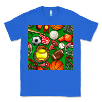 True Royal physical education class seamless pattern Classic Tee - BundleAndBundleShop