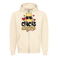Sandshell chicks dig me Zipper Hoodie - MaliasSmallBusiness