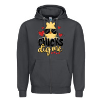 Smoke chicks dig me Zipper Hoodie - MaliasSmallBusiness