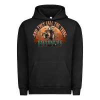 Pigment Black And they call the thing rodeo bull bullfighter Urban Hoodie - HowdyJamesFarm