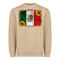 Mushroom mexico flag background Heavyweight Sweatshirt - HRA Design Shop