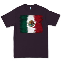 Plum Mexican Flag Premium Tee - RanaPortraitStore