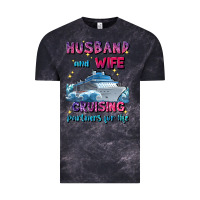 Cloud Black husband and wife cruising partners for life Vintage Tee - JahusDesignShop