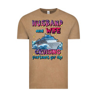 Vintage Coffee husband and wife cruising partners for life Vintage Tee - JahusDesignShop