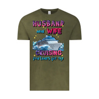 Vintage Olive husband and wife cruising partners for life Vintage Tee - JahusDesignShop