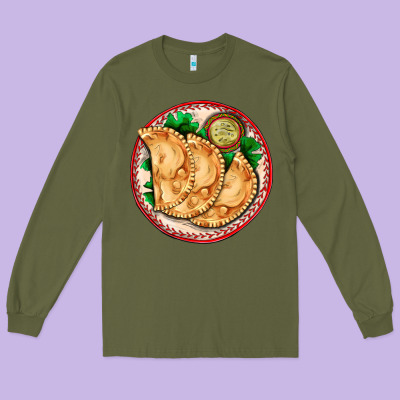 Empanada Long Sleeve Tee Designed By Adodesignshop