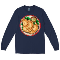 Navy empanada Long Sleeve Tee - AdoDesignShop