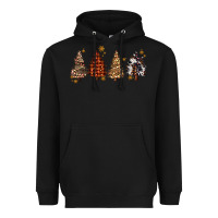 Black howdy christmas trees Heavyweight Hoodie - MaliasSmallBusiness
