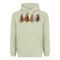 Matcha howdy christmas trees Heavyweight Hoodie - MaliasSmallBusiness