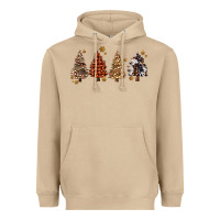 Mushroom howdy christmas trees Heavyweight Hoodie - MaliasSmallBusiness