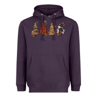 Plum howdy christmas trees Heavyweight Hoodie - MaliasSmallBusiness
