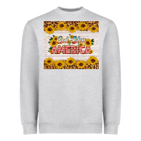 Heather Grey god bless america tumbler Heavyweight Sweatshirt - HRA Design Shop