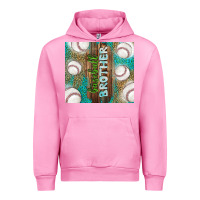 Fuchsia Pink baseball brother Urban Hoodie - TumblerDesignByShophia