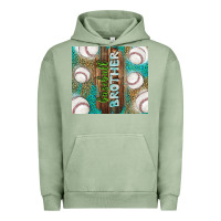 Pigment Oil Green baseball brother Urban Hoodie - TumblerDesignByShophia