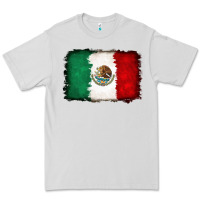 Dove Grey Mexican flag Premium Tee - RanaPortraitStore