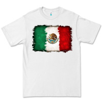 White Mexican flag Premium Tee - RanaPortraitStore