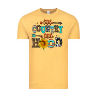 Vintage Mustard a little country a little hood Vintage Tee - AdoDesignShop