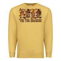Antique Gold 'tis the season gnomies bbs Premium Sweatshirt - BundleAndBundleShop