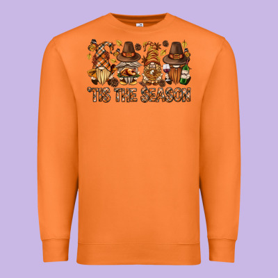 'tis The Season Gnomies Bbs Premium Sweatshirt Designed By Bundleandbundleshop