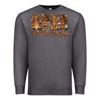 Charcoal Heather 'tis the season gnomies bbs Premium Sweatshirt - BundleAndBundleShop