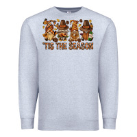 Heather Grey 'tis the season gnomies bbs Premium Sweatshirt - BundleAndBundleShop