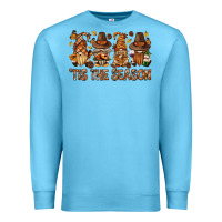 Ocean Blue 'tis the season gnomies bbs Premium Sweatshirt - BundleAndBundleShop