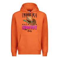 Carrot i wanna be a cowboy baby Premium Hoodie - AdoDesignShop