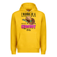 Lemon i wanna be a cowboy baby Premium Hoodie - AdoDesignShop