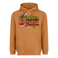 Meerkat Merry Cluckin' Christmas Heavyweight Hoodie - MaliasSmallBusiness