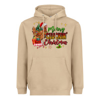 Mushroom Merry Cluckin' Christmas Heavyweight Hoodie - MaliasSmallBusiness