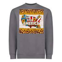 Storm god bless america square coaster Heavyweight Sweatshirt - HRA Design Shop