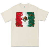 Bone Mexican Flag With Leopard Premium Tee - RanaPortraitStore