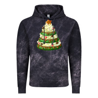 Cloud Black white christmas cookie cake Vintage Hoodie - FaDigitalArtStudio