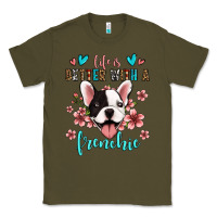 Army Green life is better with a frenchie Classic Tee - Jasminsmagicworld
