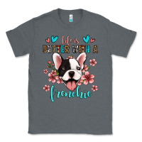 Charcoal Heather life is better with a frenchie Classic Tee - Jasminsmagicworld
