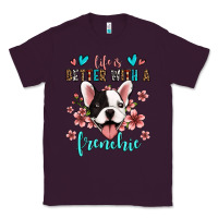 Plum life is better with a frenchie Classic Tee - Jasminsmagicworld