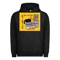 Pigment Black life is better with cats and books Urban Hoodie - TumblerDesignByShophia