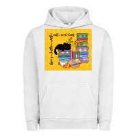 Pigment Lunar Rock life is better with cats and books Urban Hoodie - TumblerDesignByShophia
