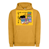 Pigment Peanut Butter life is better with cats and books Urban Hoodie - TumblerDesignByShophia