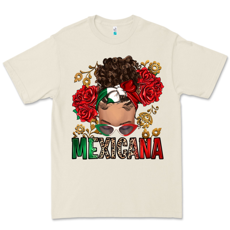 Mexicana Latina Messy Bun Premium Tee by RanaPortraitStore | Teevron