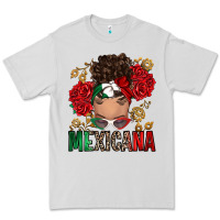Dove Grey Mexicana Latina messy bun Premium Tee - RanaPortraitStore