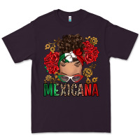 Plum Mexicana Latina messy bun Premium Tee - RanaPortraitStore