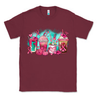 Burgundy breast cancer  coffee cups Classic Tee - AdoDesignShop
