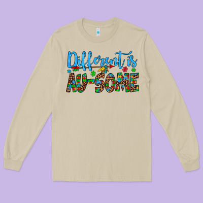 Different Is Au Some Long Sleeve Tee Designed By Artiststas