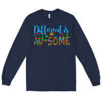 Navy different is au some Long Sleeve Tee - Artiststas