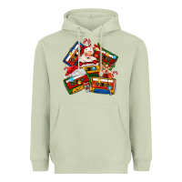 Matcha christmas cassette tapes Heavyweight Hoodie - MaliasSmallBusiness